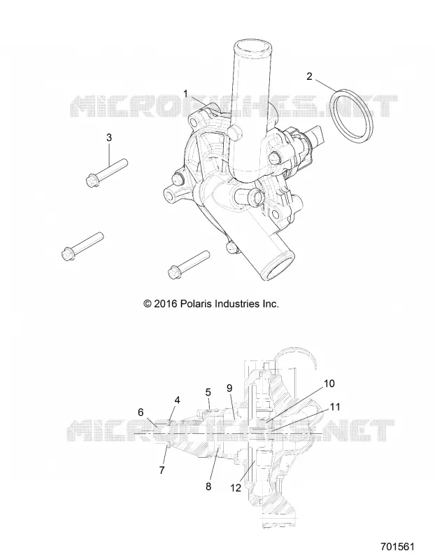 REFROIDISSEMENT, WATERPUMP