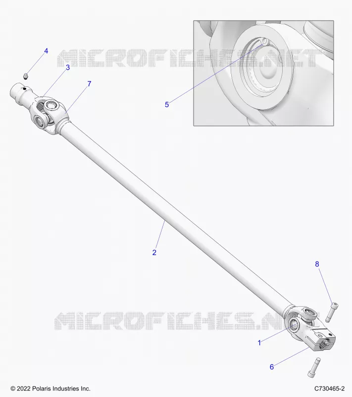 SYSTÃˆME DE TRANSMISSION, FRONT PROP SHAFT
