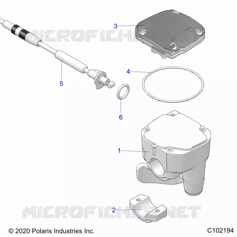DIRECTION, CONTROLS, THROTTLE ASM. AND CABLE