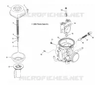 MOTEUR, CARBURATEUR, UPPER