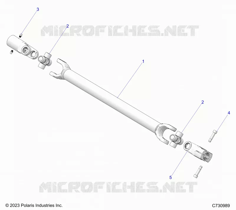 SYSTÃˆME DE TRANSMISSION, FRONT PROP SHAFT