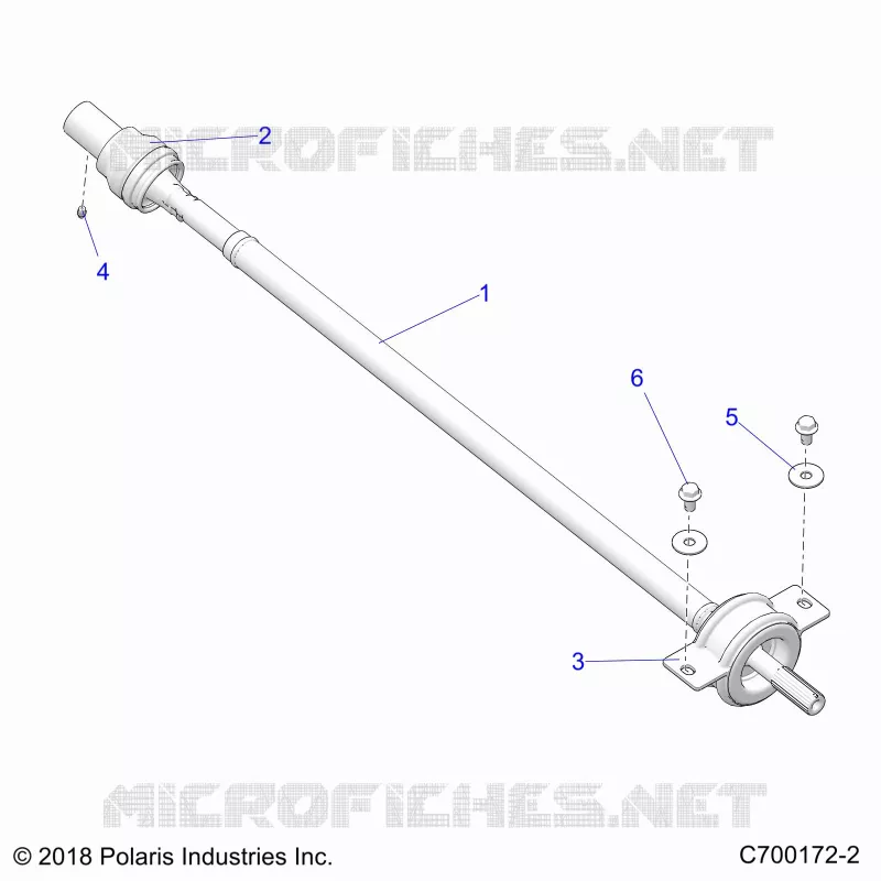 SYSTÃˆME DE TRANSMISSION, REAR PROP SHAFT