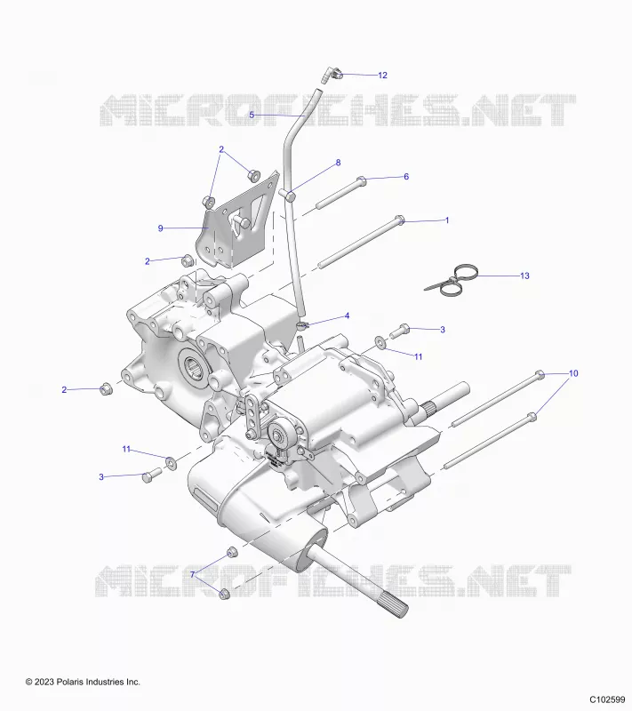 SYSTÃˆME DE TRANSMISSION, MAIN GEARCASE MOUNTING