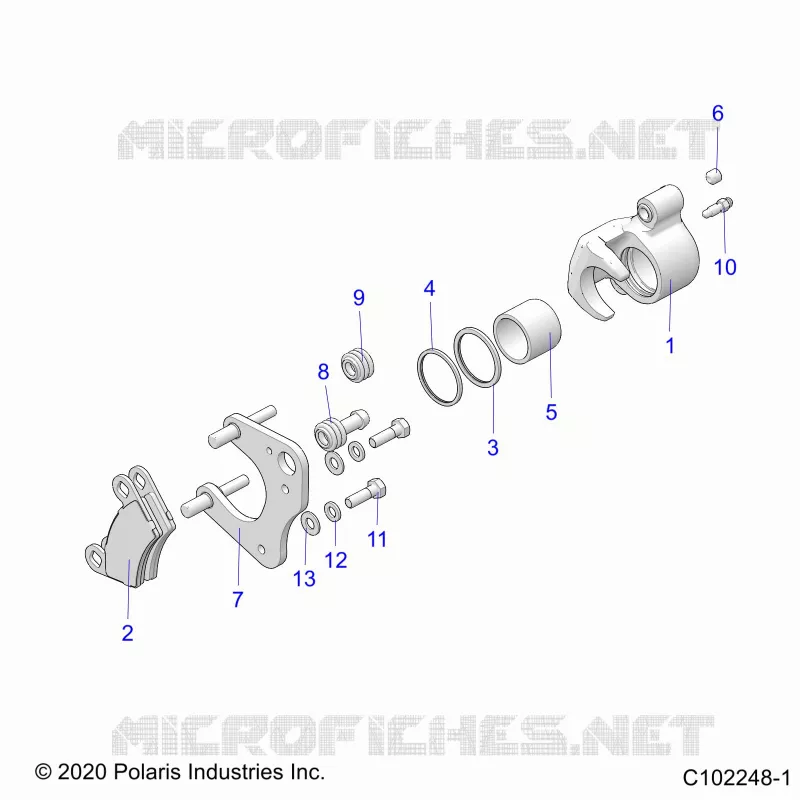 FREIN AVANT CALIPER
