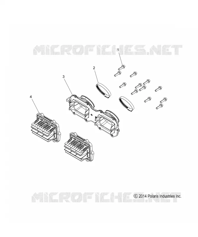 MOTEUR, REED VALVE AND CORPS DE PAPILON ADAPTOR