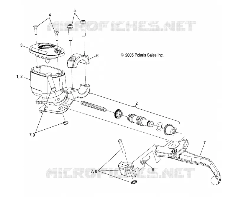 FREIN AVANT FREIN LEVER and MAITRE CYLINDRE