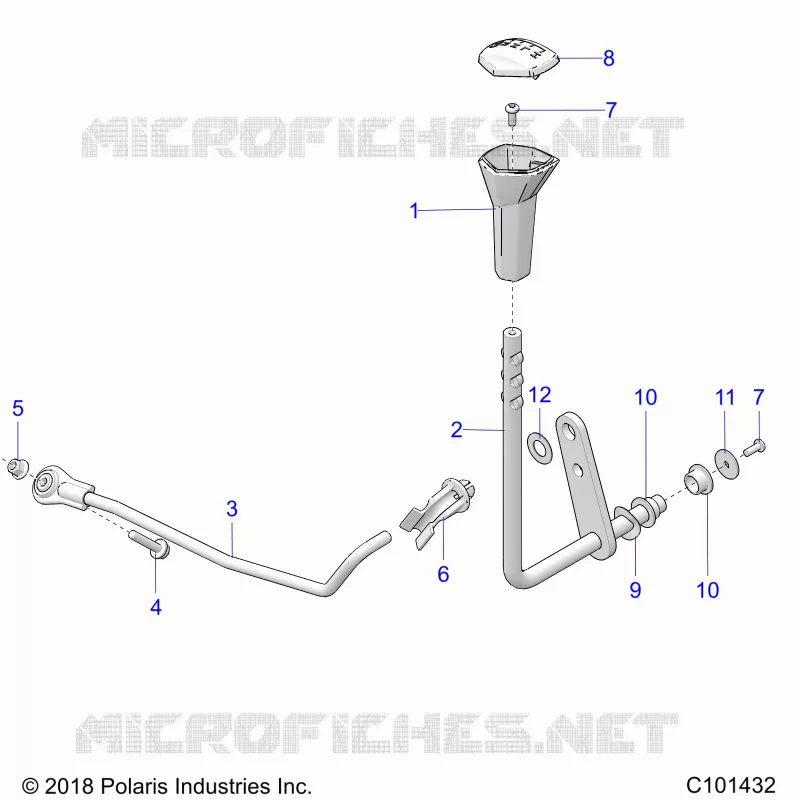 SYSTÃˆME DE TRANSMISSION, GEAR SELECTOR