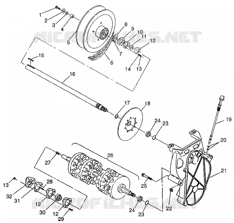 SYSTÈME DE TRANSMISSION  RXL 0976768 (4938523852B009)