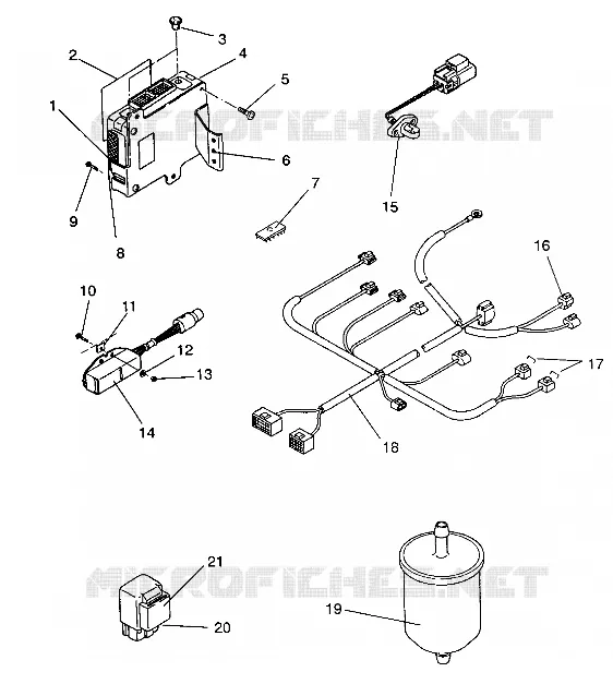 PIECES EFI 500 EFI / 0930674 AND  500 EFI SKS / 0930574 (4922962296038A)