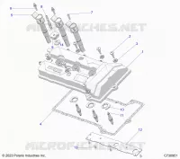 ENGINE, COUVERCLE SOUPAPE & SPARK PLUGS