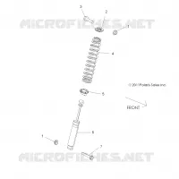 SUSPENSION AVANT SHOCK MOUNTING