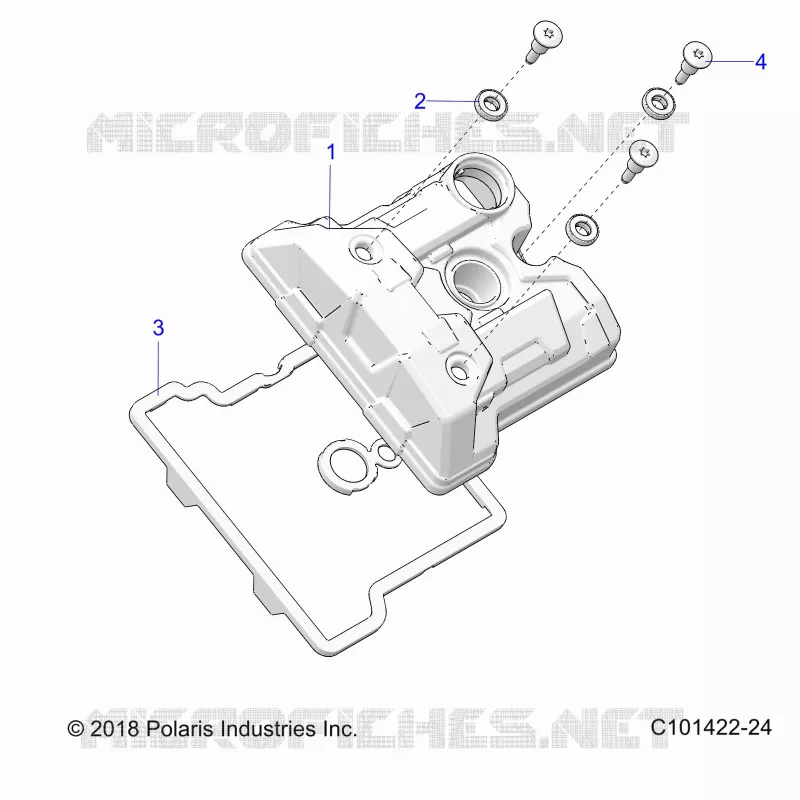 ENGINE, COUVERCLE SOUPAPE