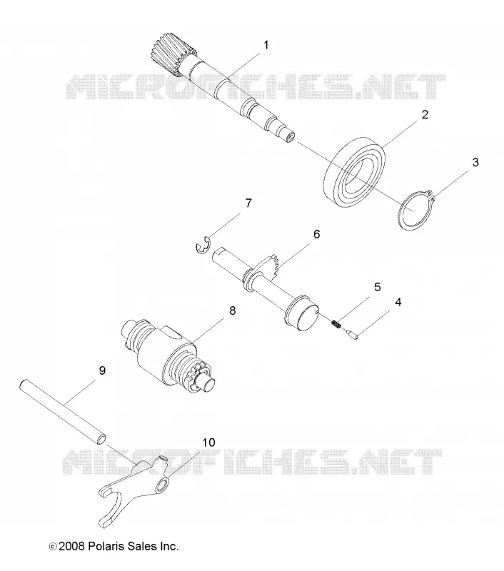 SYSTÈME DE TRANSMISSION, BARILLET DE SELECTION