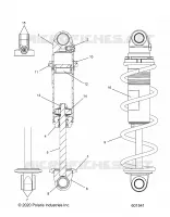 SUSPENSION, AMORTISSEUR AVANT TRACK, MONOTUBE 7045530