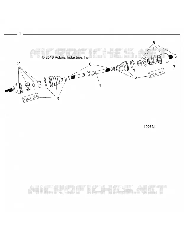 SYSTÈME DE TRANSMISSION, REAR MID DRIVE SHAFT