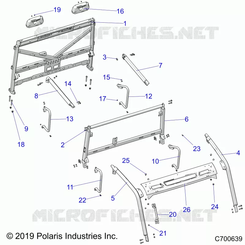 CHASSIS, CAB CADRE