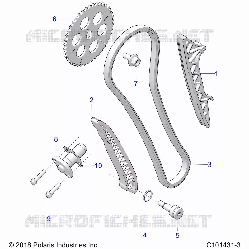 CHAINE DE DISTRIBUTION AND TENSIONER