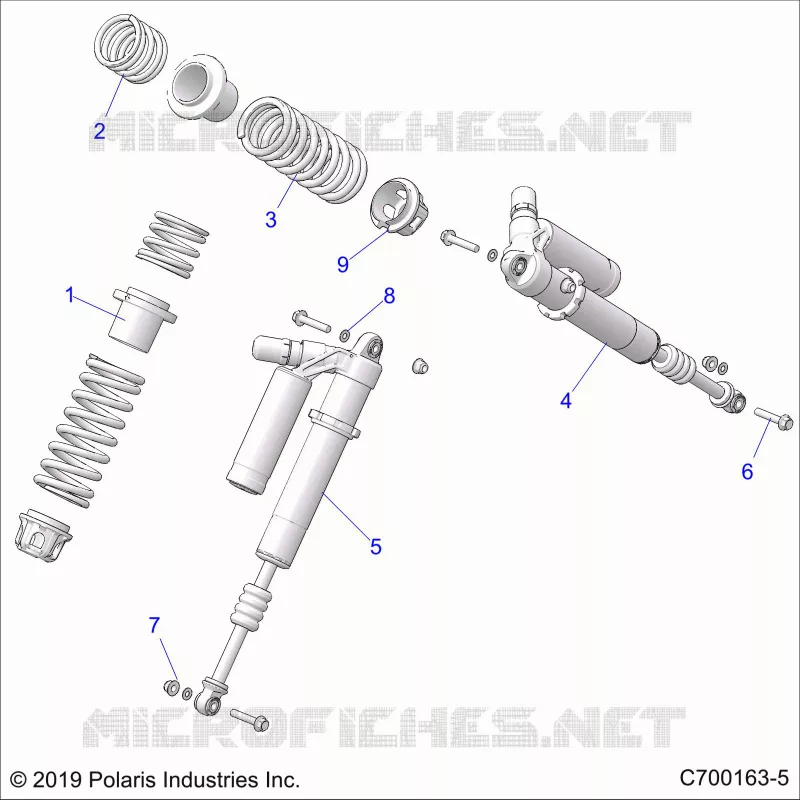 SUSPENSION, AMORTISSEUR AVANT MOUNTING