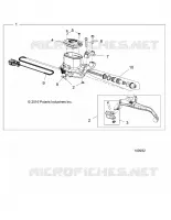 FREIN AVANT BRAKE LEVER AND MASTER CYLINDER