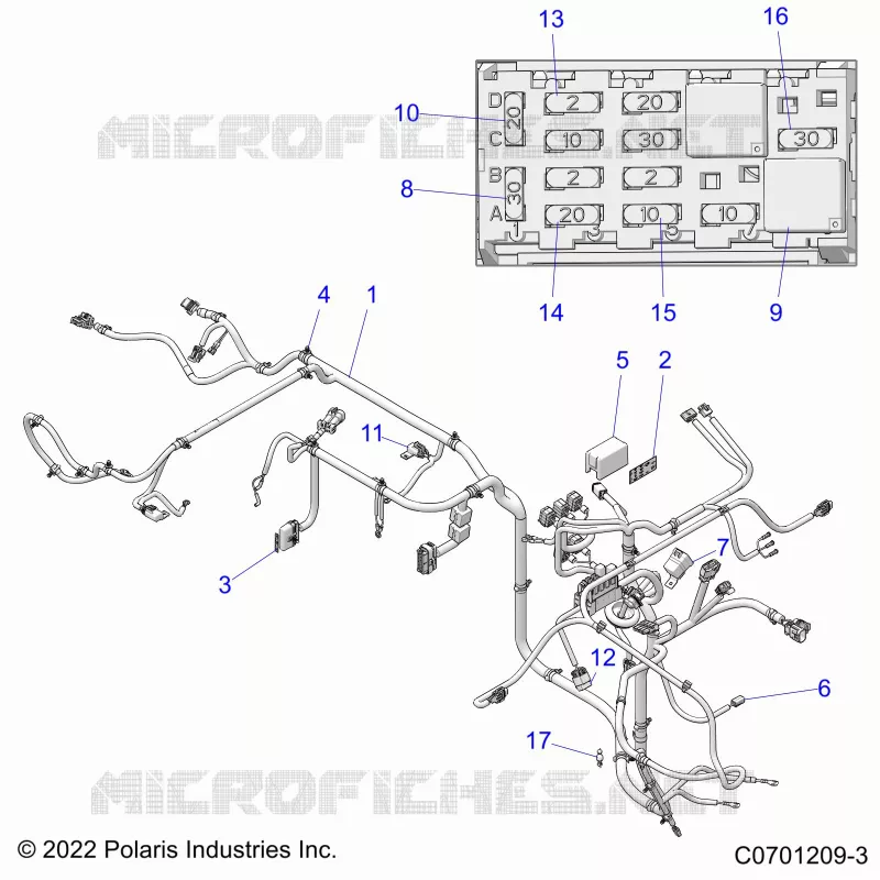 ELECTRICITE, WIRE HARNESSES