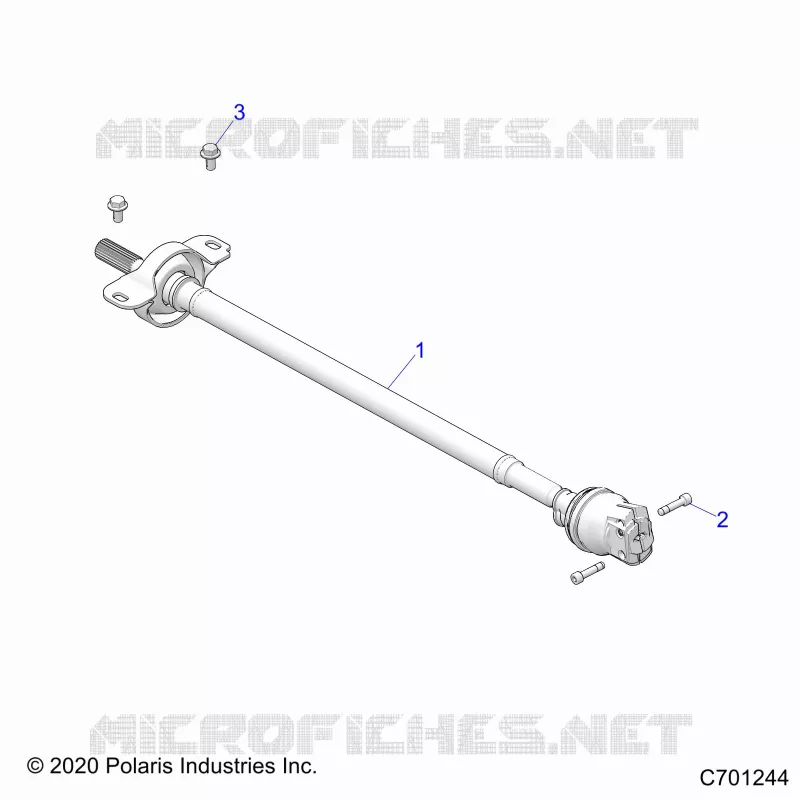 SYSTÃˆME DE TRANSMISSION, FRONT PROP SHAFT