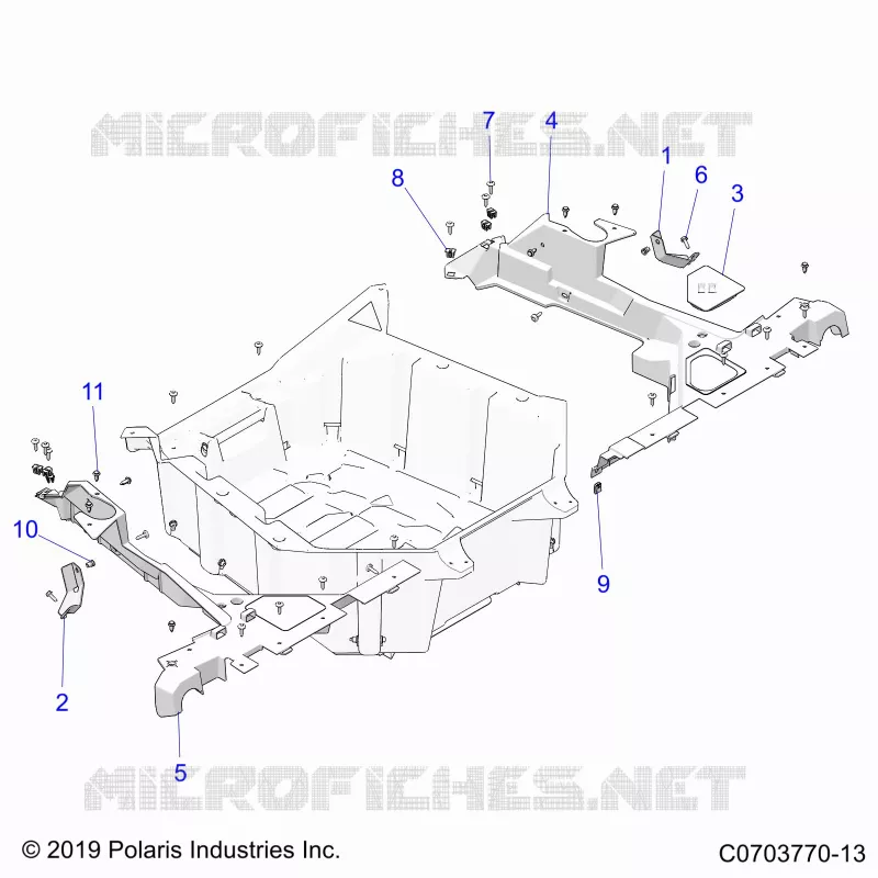 CARROSSERIE ARRIERE RACK, MOUNTING