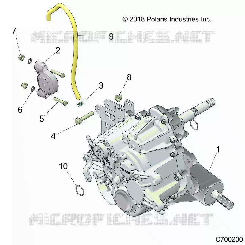 SYSTÃˆME DE TRANSMISSION, FRONT GEARCASE INTERNALS
