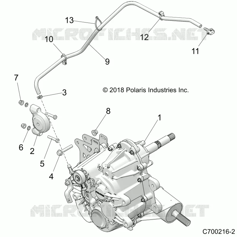 SYSTÃˆME DE TRANSMISSION, MAIN GEARCASE MOUNTING