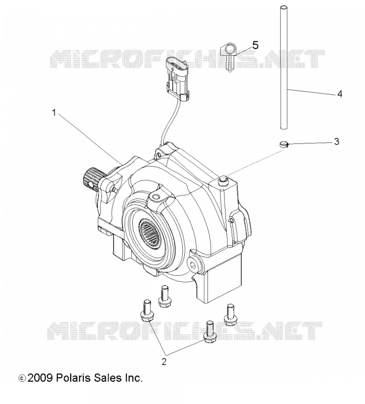 SYSTÈME DE TRANSMISSION, FRONT SUPPORT PONT