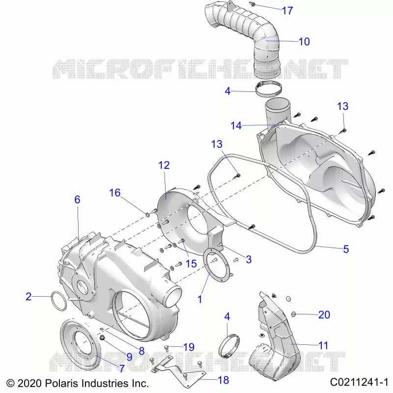 BODY, COUVERCLE D'EMBRAYAGE