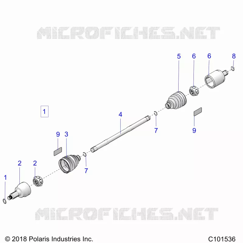 DRIVE TRAIN, TRANSMISSION AVANT SHAFT