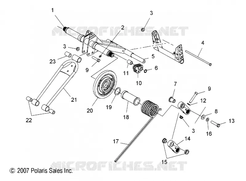 SUSPENSION, BRAS DE SUSPENSION ARRIERE, CND, INTL