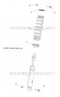 SUSPENSION, AMORTISSEUR, FRONT