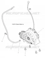 SYSTÈME DE TRANSMISSION, FRONT SUPPORT PONT