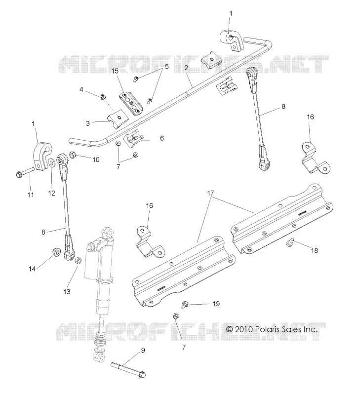 BARRE STABILISATRICE, FRONT