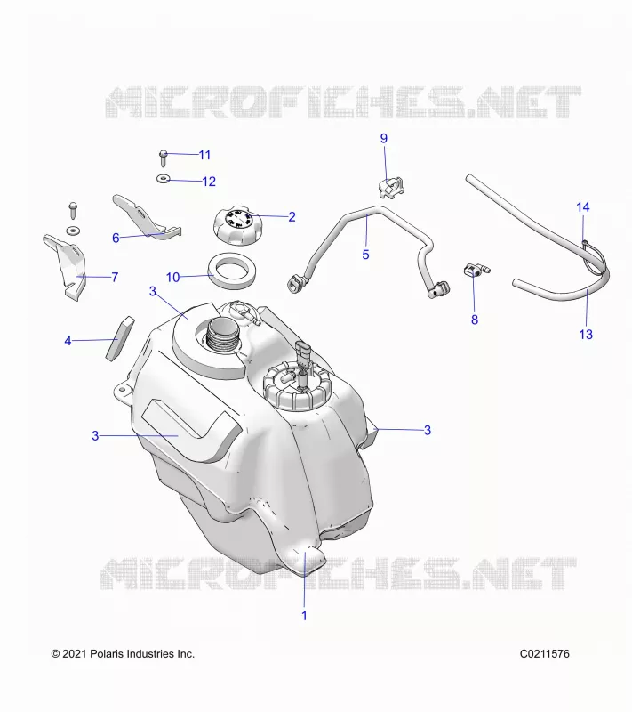 SYSTÃˆME D'ALIMENTATION, FUEL TANK ASM.