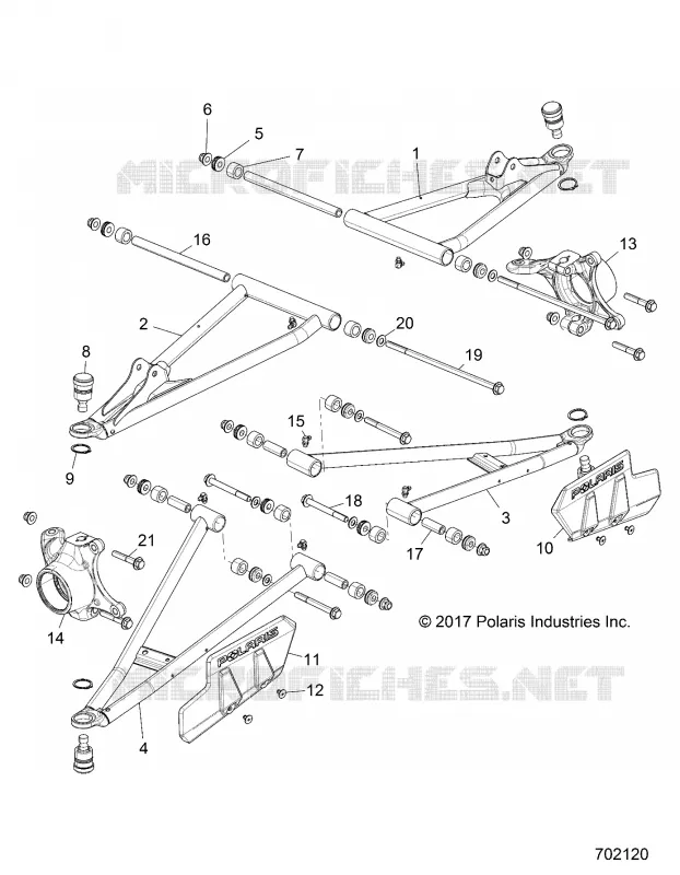SUSPENSION AVANT CONTROL ARMS