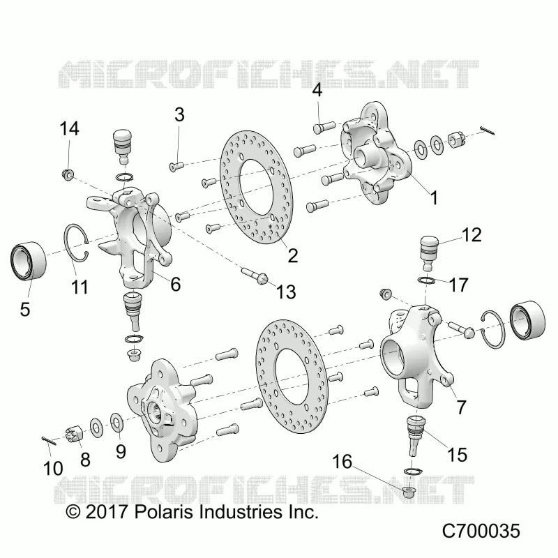 SUSPENSION AVANT HUB