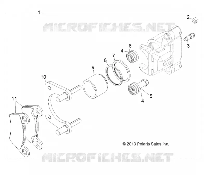 BRAKES, ETRIER DE FREIN ARRIERE