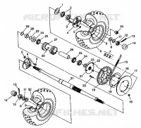PONT ARRIERE XPRESS 300 W98CA28C (4945364536C004)