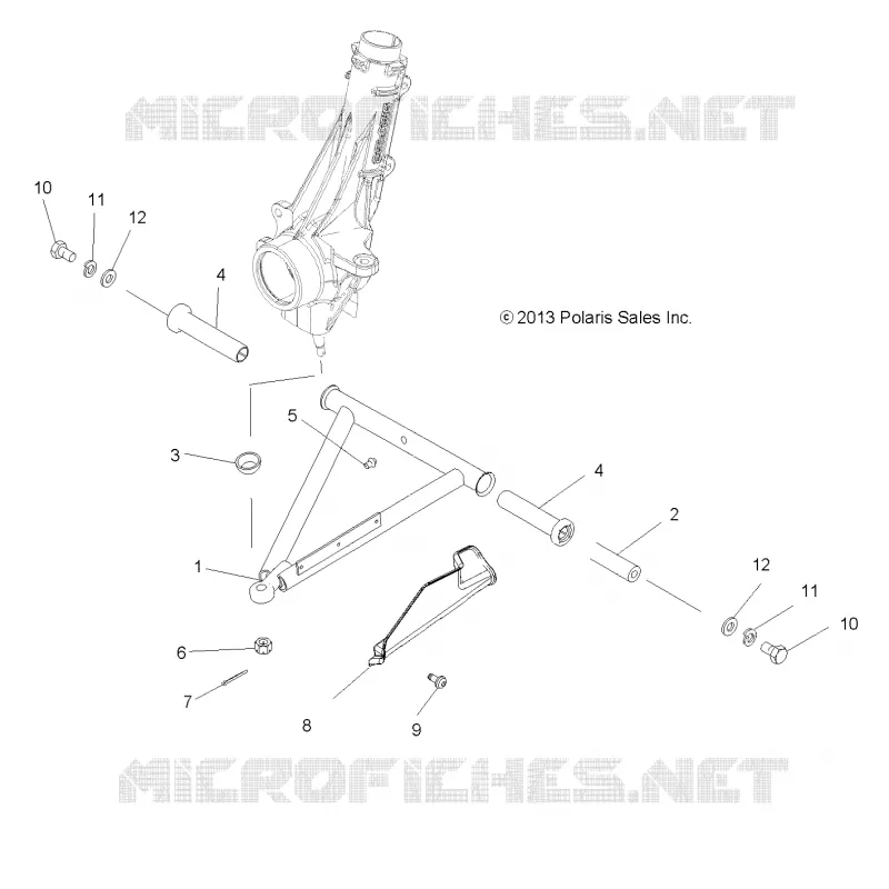 SUSPENSION, A-ARM and SUPPORT MOUNTING