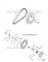 SYSTEME DE TRANSMISSION, SECONDARY CLUTCH
