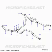 ENGINE, SYSTÃˆME DE REFROIDISSEMENT, HOSES