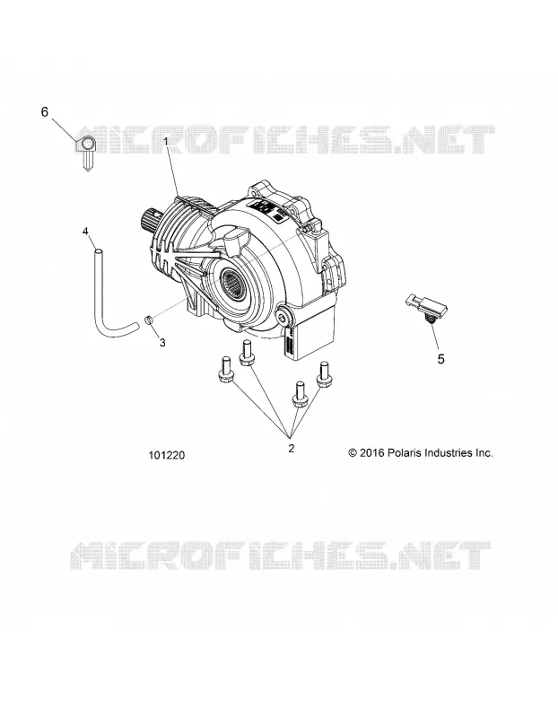 SYSTÈME DE TRANSMISSION, FRONT GEARCASE MOUNTING