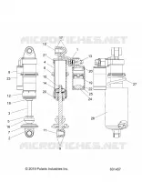 SUSPENSION, AMORTISSEUR AVANT TRACK (7044878)