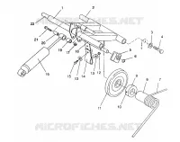 BRAS DE SUSPENSION ARRIERE 500 EFI / 0930674 AND  500 EFI SKS / 0930574 (4922962296022A)