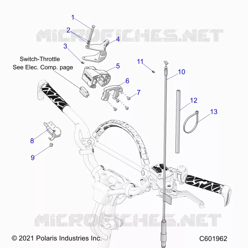 MOTEUR, THROTTLE CONTROL ASM.