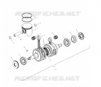 PISTON ET VILEBREQUIN (600)
