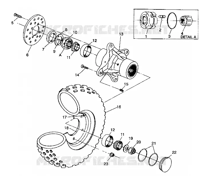 ROUE AVANT 4X4 250 W938127 (4924042404014A)
