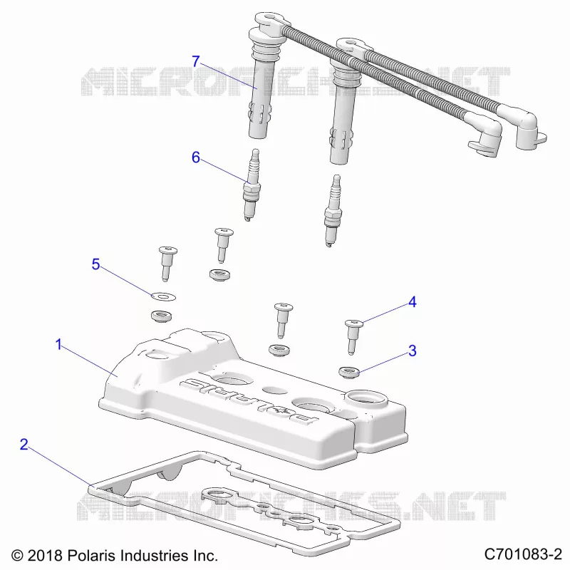 ENGINE, COUVERCLE SOUPAPE, SPARKPLUGS AND WIRES
